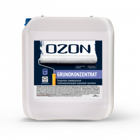 Грунтовка концентрат акриловая OZON ВД-АК-016-5   обычная